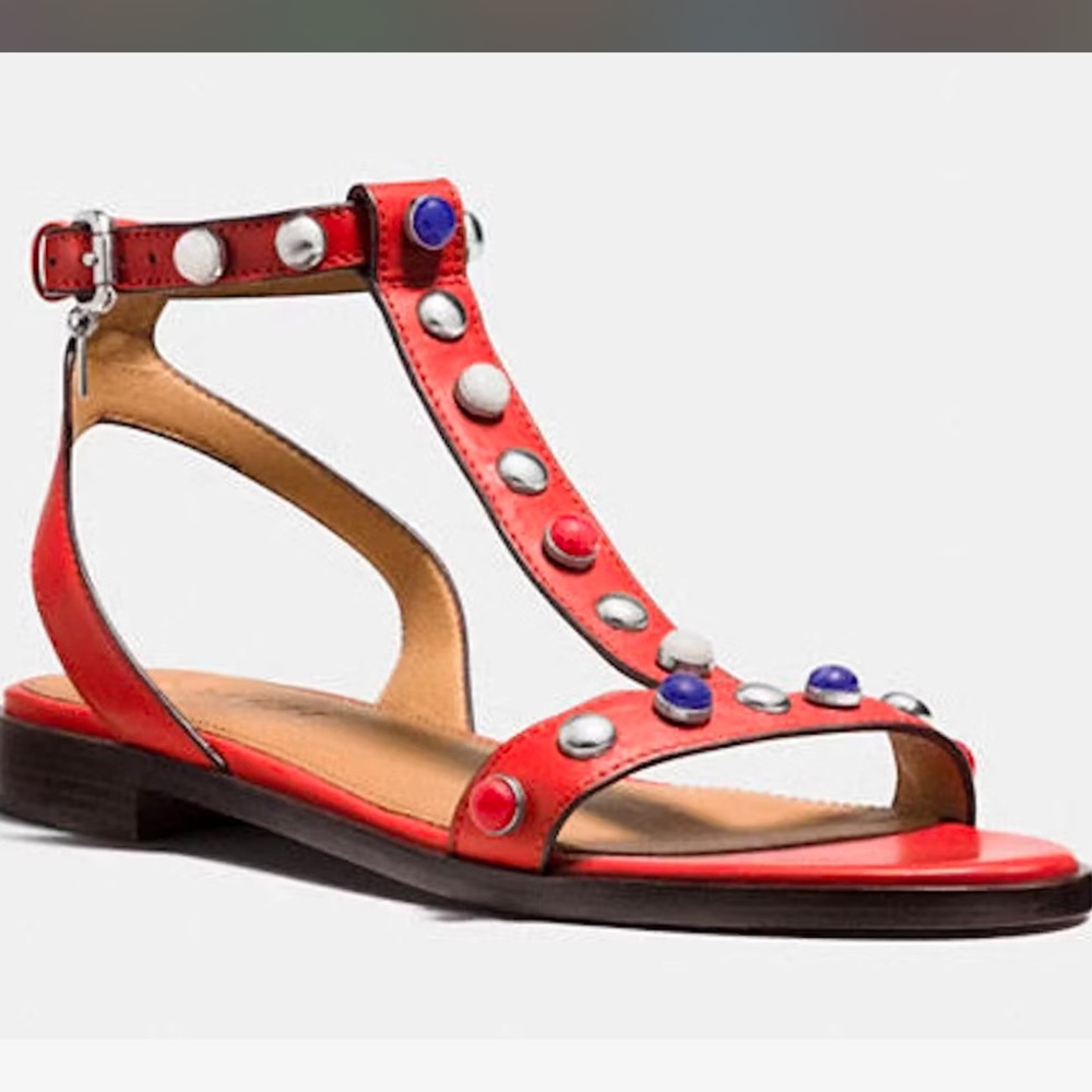 coach, beautiful summer sandals.